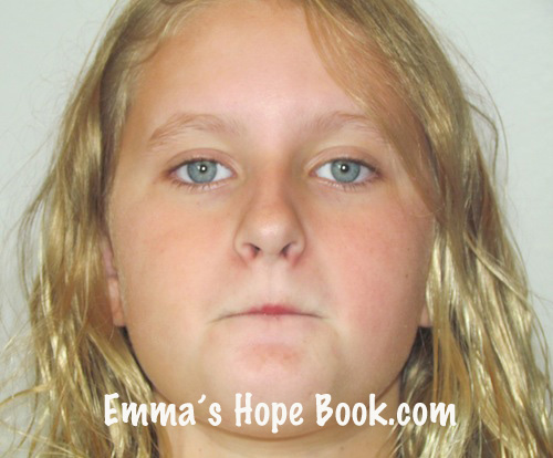 Emma Playing the "My Mouth is Glued Shut" Game