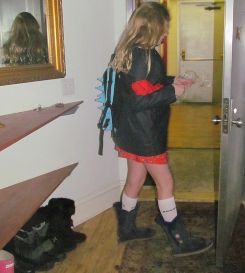 Dressed for spring rain - April 8th, 2014