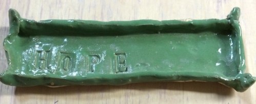 Emma's Ceramic Dish of Hope